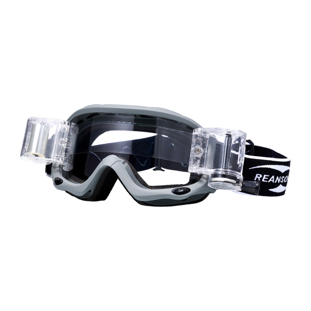 Motorradbrille über Brille-MXG140 Grauer Rollfilm
