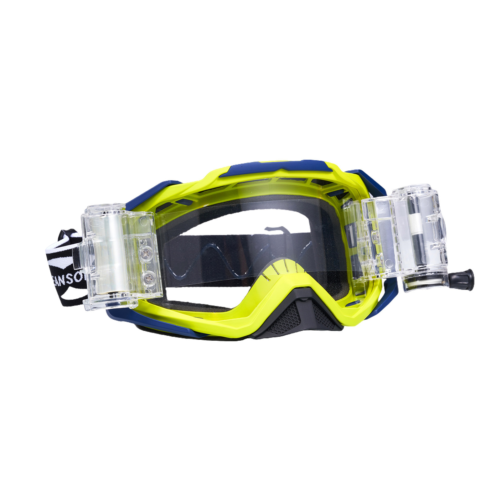 Motorradbrille über Brille-SKG159 Grüner Rollfilm