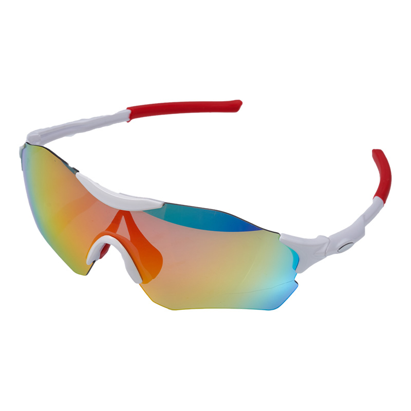 SP039 Weißer Rahmen + rote Gläser