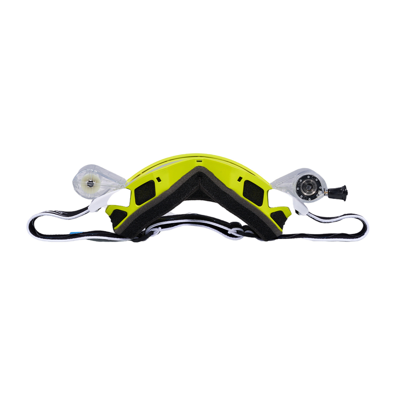 Motorradbrille über Brille-MXG136Gelb-grüne Rollfolie
