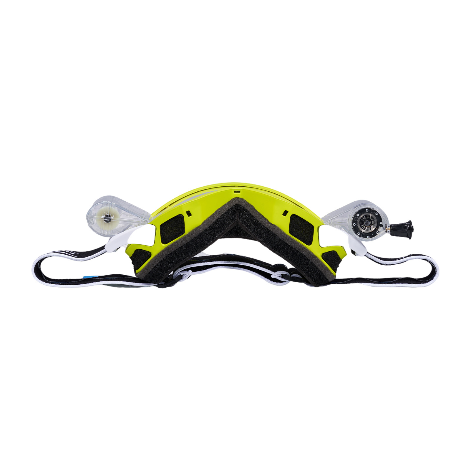 Motorradbrille über Brille-MXG136Gelb-grüne Rollfolie