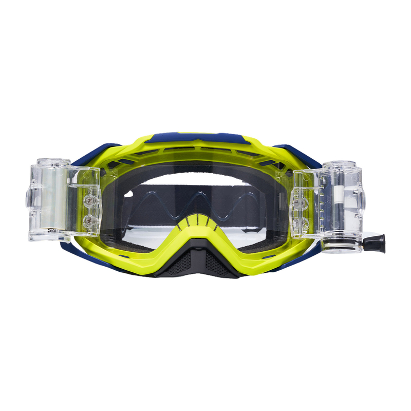 Motorradbrille über Brille-SKG159 Grüner Rollfilm