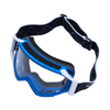 Motorradbrille über Brille-MXG136 Blaue laminierte Folie