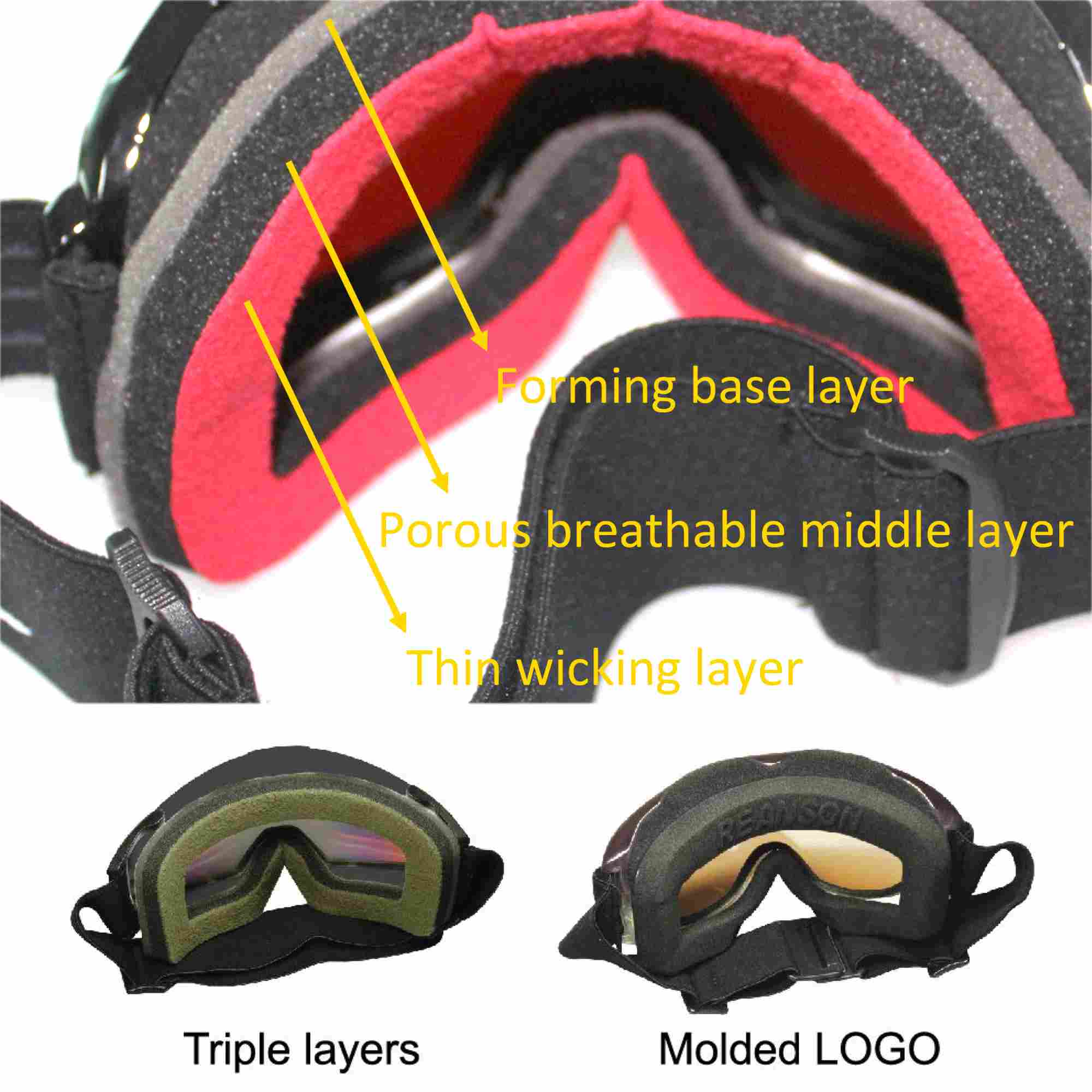 individuelle Skibrille