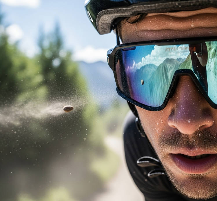 individuelle Fahrradbrille