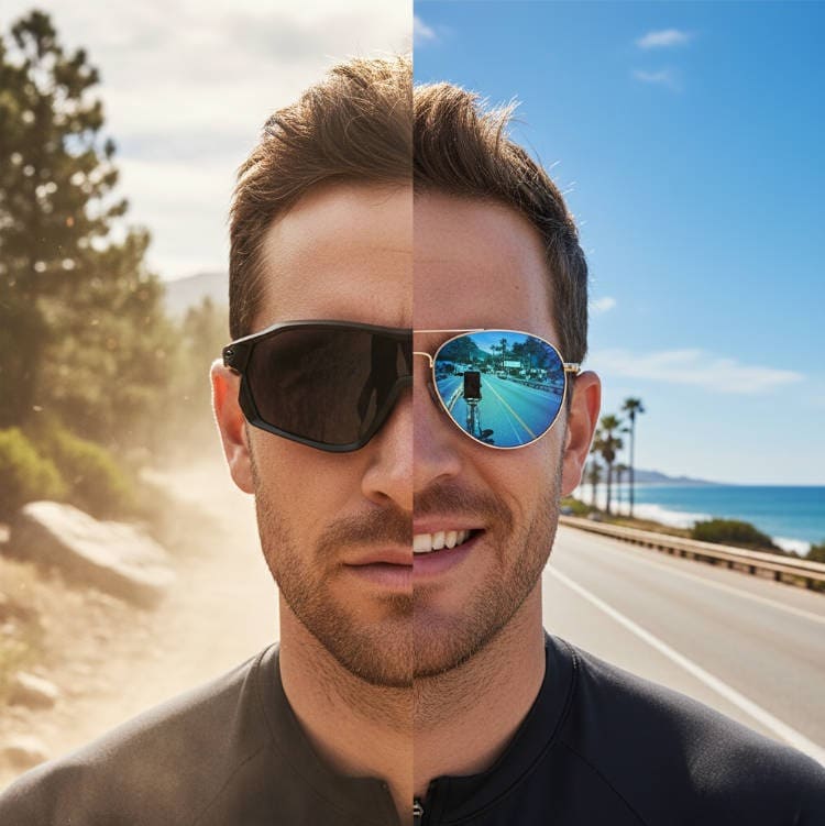 individuelle Fahrradbrille