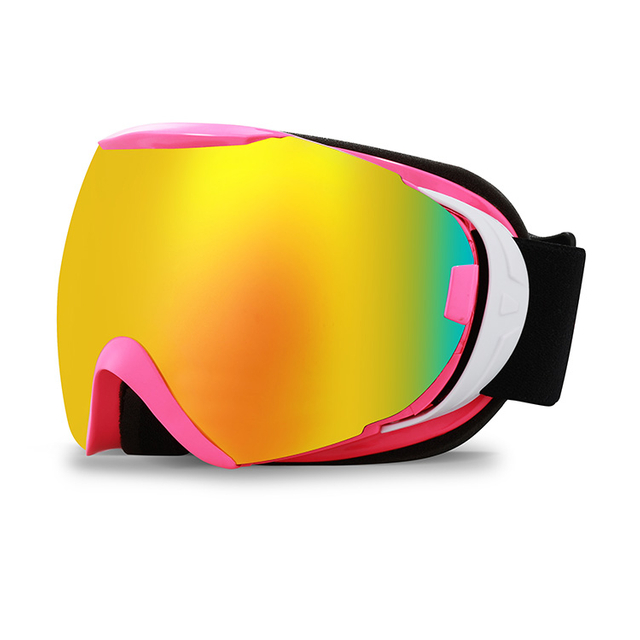 Unisex-Rahmen Anti-Fog Custom Skibrille Snowboardbrille SKG 125