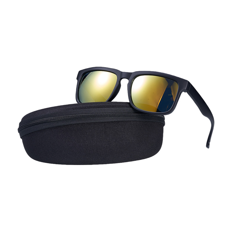 SP010 Schwarzer Rahmen + gelbe Gläser