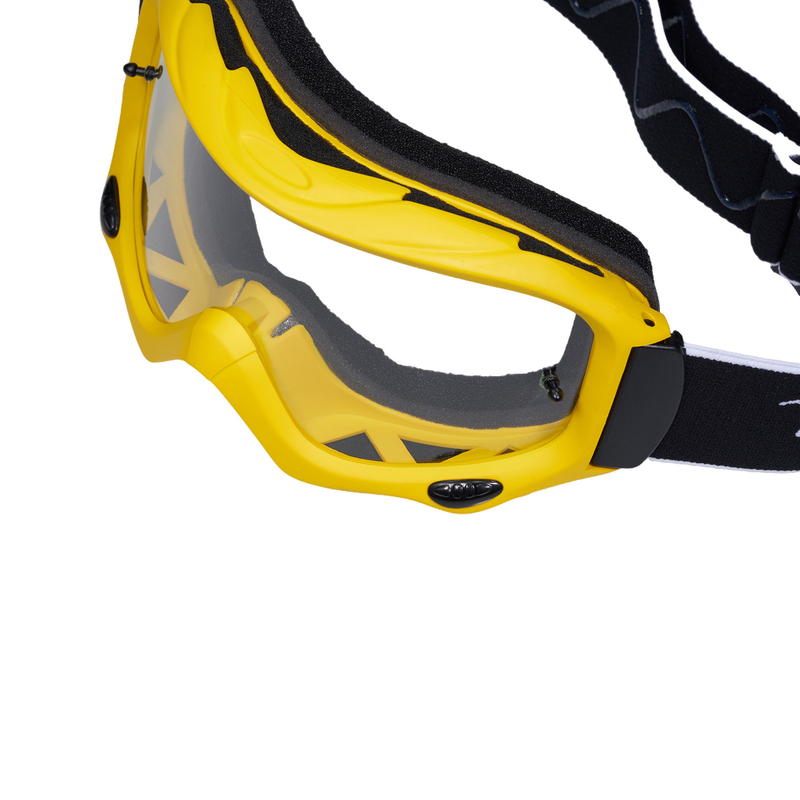 Motorradbrille über Brille-MXG140 Gelbe laminierte Folie