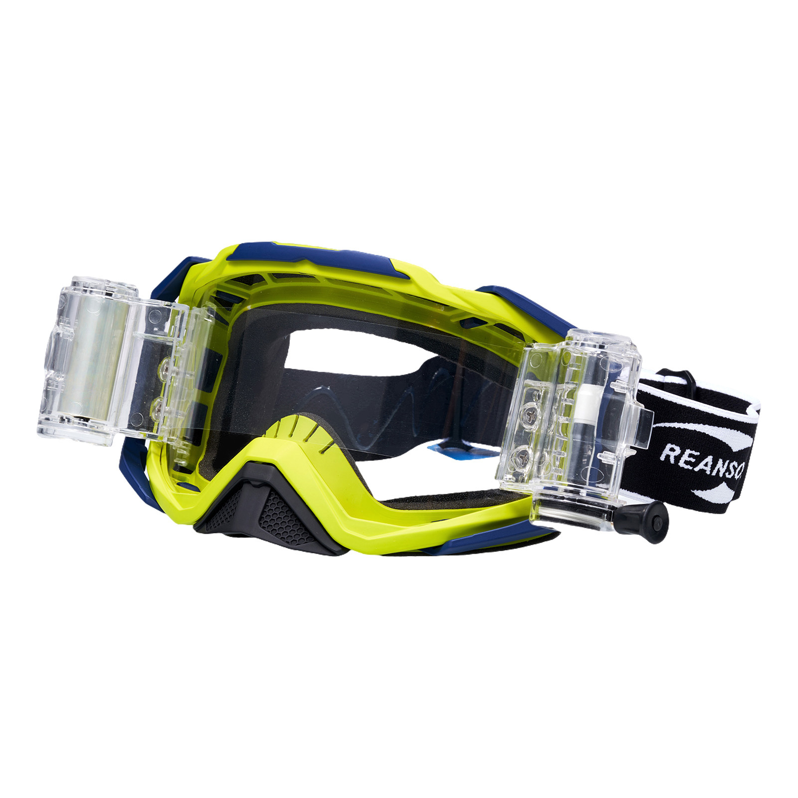 Motorradbrille über Brille-SKG159 Grüner Rollfilm