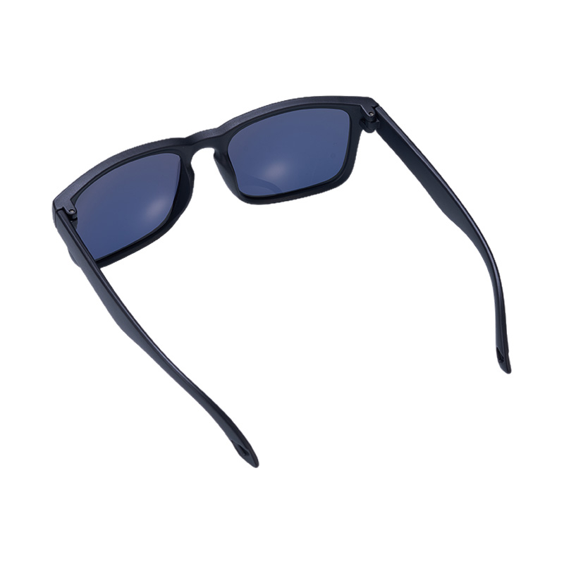 SP010 Fahrradbrille, schwarzer Rahmen + blaue Gläser